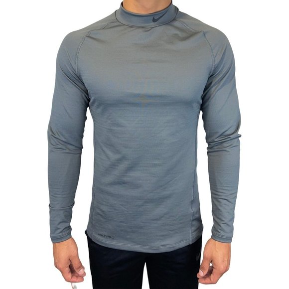 Nike Pro Warm Long-Sleeve Top Size Small - CU4970-068 A31 - Picture 1 of 6